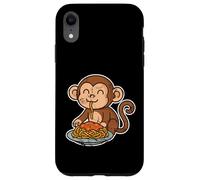 Carcasa para iPhone XR Dibujos Animados de Pasta de Mono