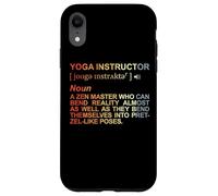 Carcasa para iPhone XR Diccionario del Instructor de Yoga Relajación