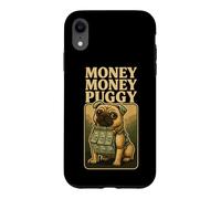 Carcasa para iPhone XR Dinero Dinero Puggy - Divertido Perro Pug Brainrot Juegos Jerga Meme