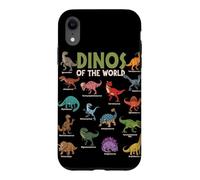 Carcasa para iPhone XR Dinosaurios Lindos Amantes de los Animales jurásicos del Mundo