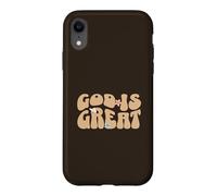 Carcasa para iPhone XR Dios Es Grande Iglesia Fe Biblia Mujeres Cristianas