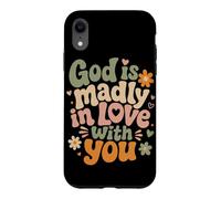 Carcasa para iPhone XR Dios está locamente Enamorado de ti fe Cristiana inspiradora