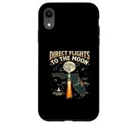Carcasa para iPhone XR Direct Flights to The Moon Florida Space Coast Retro