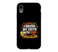 Carcasa para iPhone XR Dirt Bike Motocross I Brush My Teeth with Dirt