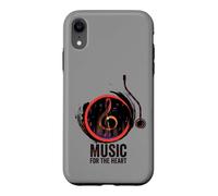 Carcasa para iPhone XR Disco de Vinilo Retro de música para el corazón
