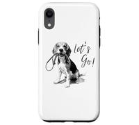 Carcasa para iPhone XR Diseño Beagle Let's Go! - Happy Beagle Dog Lover Design