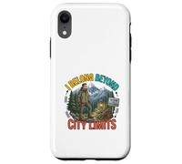 Carcasa para iPhone XR Diseño de Aventuras al Aire Libre I Belong Beyond City Limits