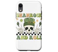 Carcasa para iPhone XR Diseño de Calavera Irlandesa de la Suerte de San Patricio de trébol y Rollo