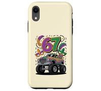 Carcasa para iPhone XR Diseño de Carnaval de Mardi Gras Monster Car Truck 67
