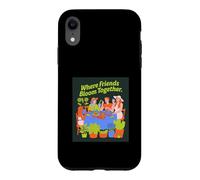 Carcasa para iPhone XR Diseño de Fiesta de jardín Donde los Amigos florecen Juntos