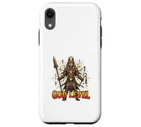 Carcasa para iPhone XR Diseño de Guerrero Egipcio Antiguo de Nivel de Dios