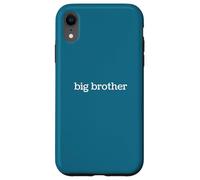 Carcasa para iPhone XR Diseño de Hermano Familiar con tipografía Minimalista Grande