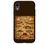 Carcasa para iPhone XR Diseño Divertido de papá I Don't Need Directions - Mapa