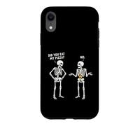 Carcasa para iPhone XR Diseño Divertido y Bonito de Did You Eat My Pizza Skeleton