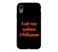 Carcasa para iPhone XR Disfraz de Cest Mon d Halloween francés Humor de Halloween