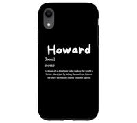 Carcasa para iPhone XR Disfraz Personalizado Personalizado de Howard Definition para Howards