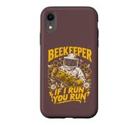 Carcasa para iPhone XR Disfraz Vintage de Apicultor If I Run You Run para Hombre