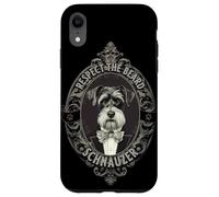 Carcasa para iPhone XR Distinguido Schnauzer Vintage Barbudo Caballero