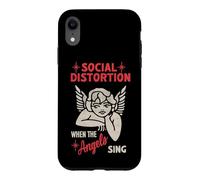 Carcasa para iPhone XR Distorsión Social Oficial Cuando los ángeles cantan