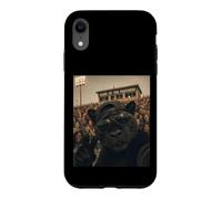Carcasa para iPhone XR Divertida Mascota de Panther Student para Selfies Vintage para el Día del Juego