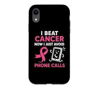 Carcasa para iPhone XR Divertida superviviente de cáncer de Mama Pink Ribbon Warrior Antisocial