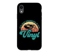 Carcasa para iPhone XR Divertidas Citas de Vinilo It's Not Hoarding If It's Vinyl