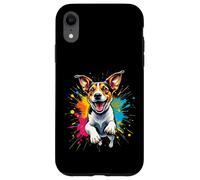 Carcasa para iPhone XR Divertido Arte de Jack Russell Dog Splash Lovers