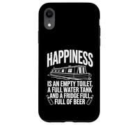 Carcasa para iPhone XR Divertido Canal Boating Narrowboat Barco Continuo Cruiser