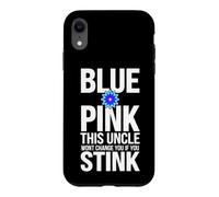 Carcasa para iPhone XR Divertido Dicho Rosa This Uncle Wont Change You If You Stink