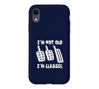 Carcasa para iPhone XR Divertido diseño de transmisión Manual I'm Not Old I'm Classic