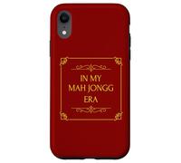 Carcasa para iPhone XR Divertido En Mi Era Mah-Jong Mahjongg Mah Jong Jugar Mahjong Mahj