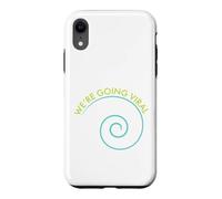 Carcasa para iPhone XR Divertido Juego de Palabras de microbiología Nos Estamos volviendo virales