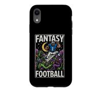 Carcasa para iPhone XR Divertido Jugador de fútbol de fantasía vence a los Monstruos Diciendo
