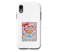 Carcasa para iPhone XR Divertido Lazo de Coqueta patriótica Bad Day to Be A Hot Dog