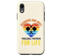 Carcasa para iPhone XR Divertido Marido Esposa Paddle Pickleball Jugador,Socio de por Vida