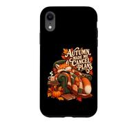 Carcasa para iPhone XR Divertido Otoño Me Hizo Cancelar Planes Zorro