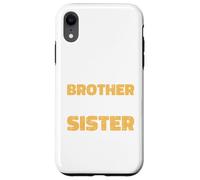 Carcasa para iPhone XR Divertido para el Hermano de la Gran Hermana, cumpleaños, Mejor Hermana