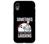 Carcasa para iPhone XR Divertido Regalo de Bolos Sometimes I Hear Ten Pin Laughing