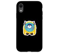 Carcasa para iPhone XR Divertido y Lindo Monstruo Feliz Risa diseño ama abrazar