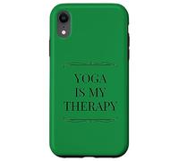 Carcasa para iPhone XR Divertido Yoga Terapia Instructor Fitness Paz Mediación Amor