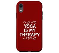 Carcasa para iPhone XR Divertido Yoga Terapia Instructor Fitness Paz Mediación Amor