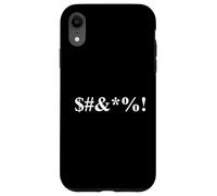 Carcasa para iPhone XR Divertidos símbolos de Palabras malditas novedosas