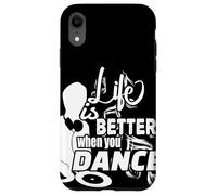 Carcasa para iPhone XR DJ - Tocadiscos Notas Musicales House Techno