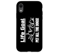 Carcasa para iPhone XR Dog Lover Life Goal Pet All The Dogs Dog Dad Dog Mom