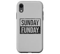Carcasa para iPhone XR Domingo Funday Brunch FÚTBOL Deportes Barbacoa Iglesia