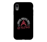 Carcasa para iPhone XR Donde va la respiración Fluye Qi Chi Gong Ejercicios Un Amante del Qigong