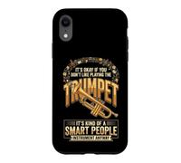 Carcasa para iPhone XR Don't Make Me Empty My Spit Valve On You Funny Trumpet