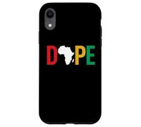 Carcasa para iPhone XR Dope Africa Map Juneteenth Pan African Pride