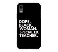 Carcasa para iPhone XR Dope Black Woman Special ED Teacher Orgullo afroamericano