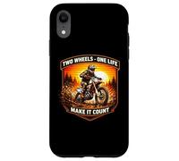 Carcasa para iPhone XR Dos Ruedas One Life Make It Count Dirt Bike Rider Moto